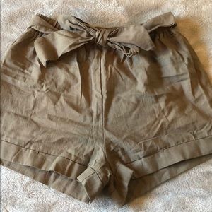SHEIN XS Paper Bag Shorts